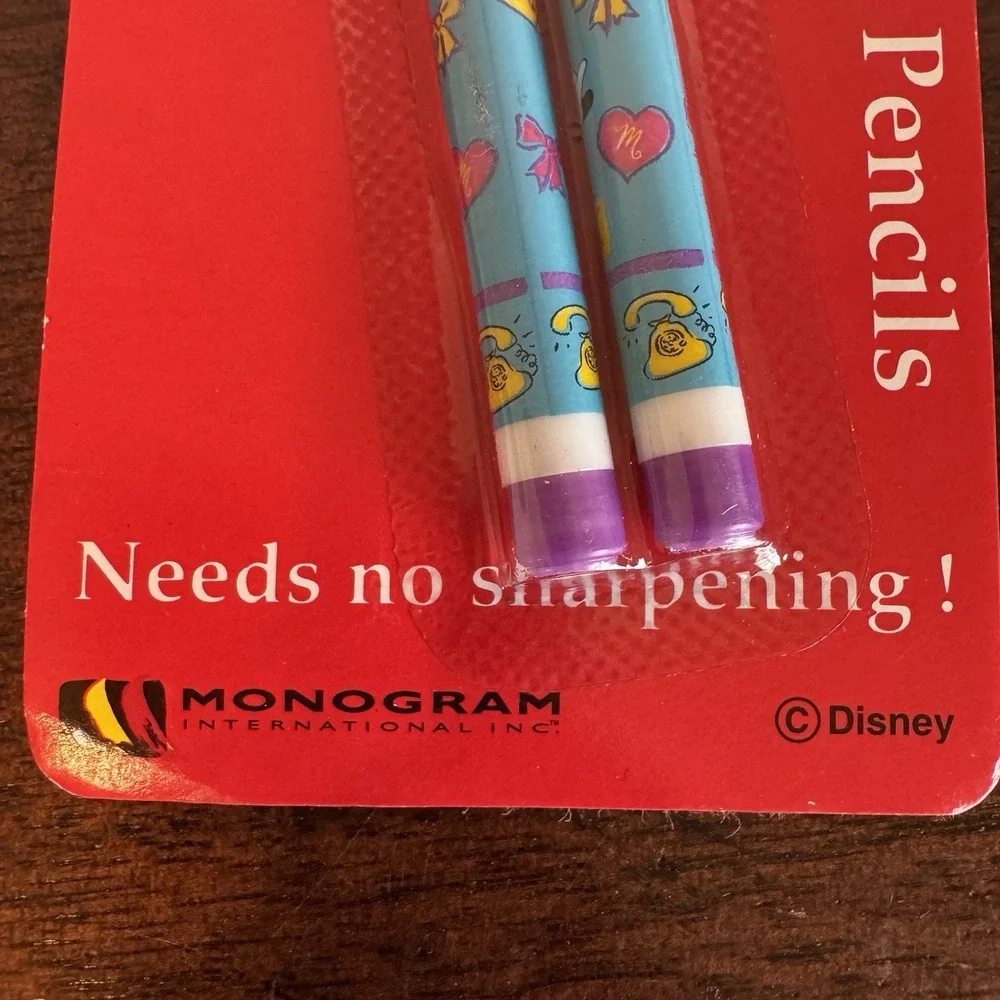 NOS Vintage Mickey For Kids Fun Club Pop Up Pencil With Eraser.  Taiwan